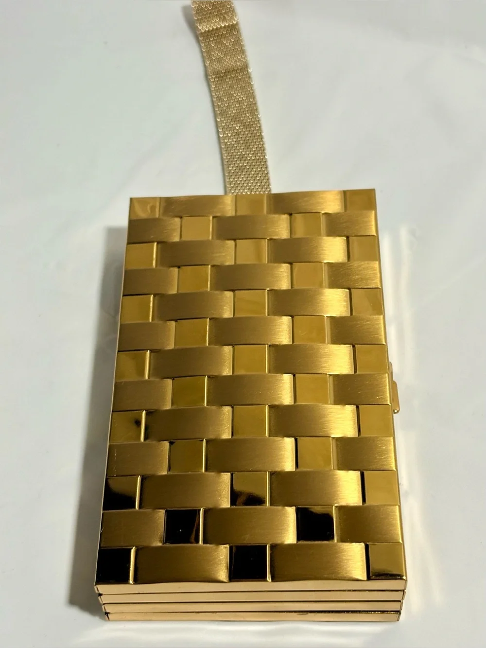 1940s Mid-Century Modern vanity case wristlet NIB